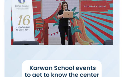 Karwan School events to get to know the center